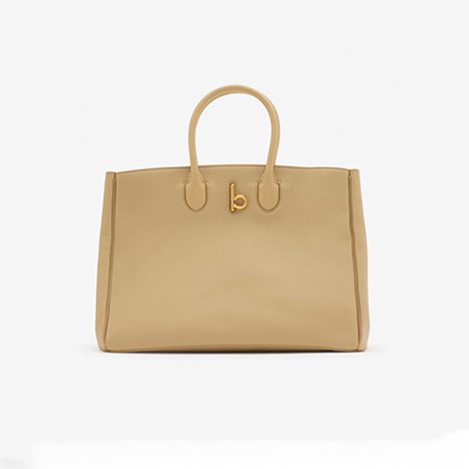 burberry medium black grained calfskin rocking horse tote bag